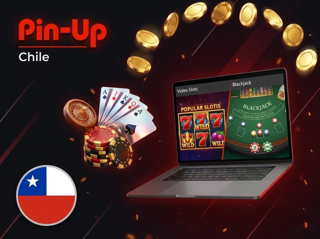 Juegos de casino y blackjack disponibles en Pin-Up Chile.