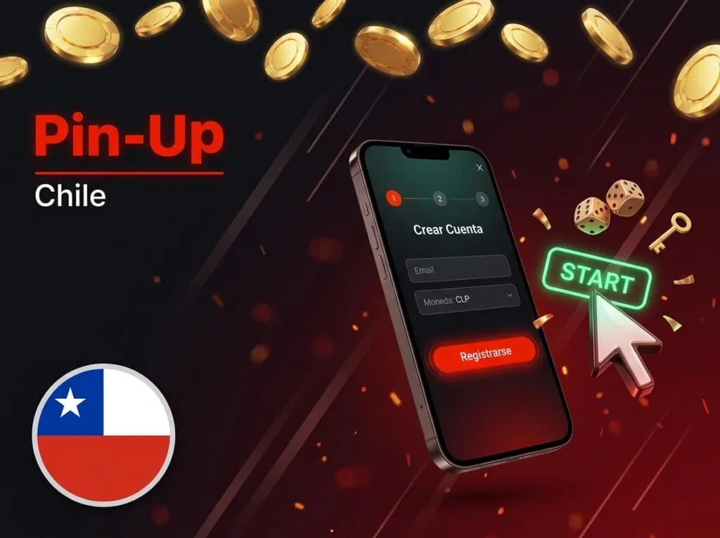 Registro rápido en Pin-Up Chile para comenzar a jugar en línea.